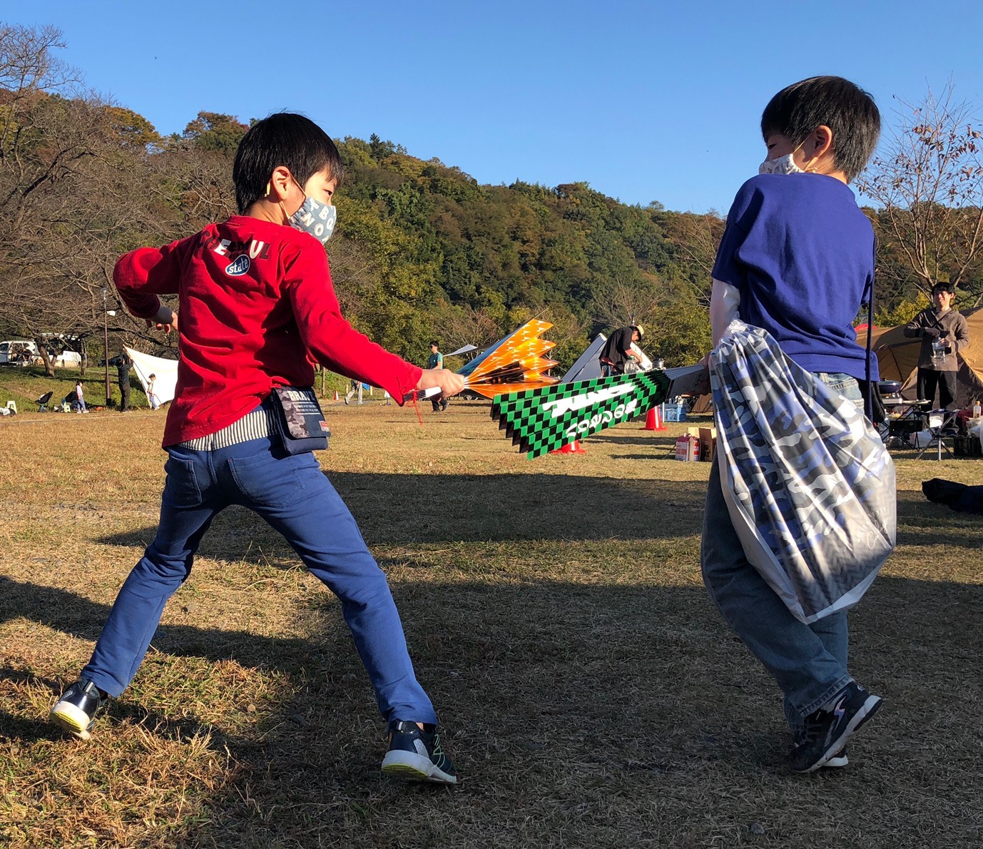 鬼滅のハリセンで闘い（笑）